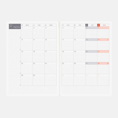 Hobonichi Techo 2027 English Cousin Book - A5