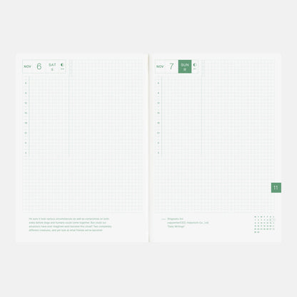 Hobonichi Techo 2027 English Cousin Book - A5