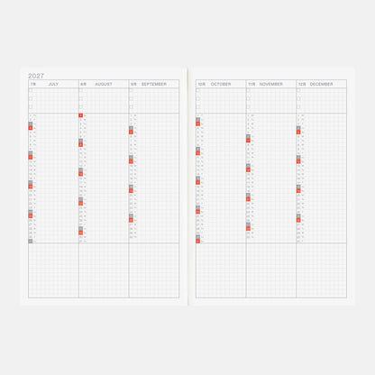 Hobonichi Techo 2027 English Cousin Book - A5