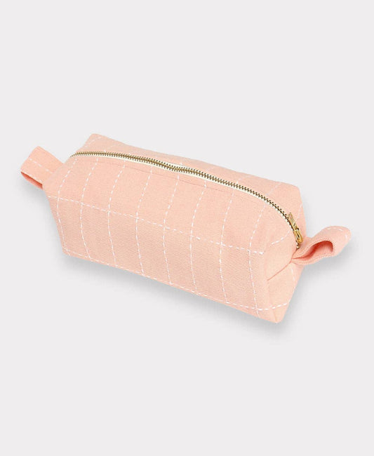 Anchal - Small Grid-Stitch Toiletry Bag