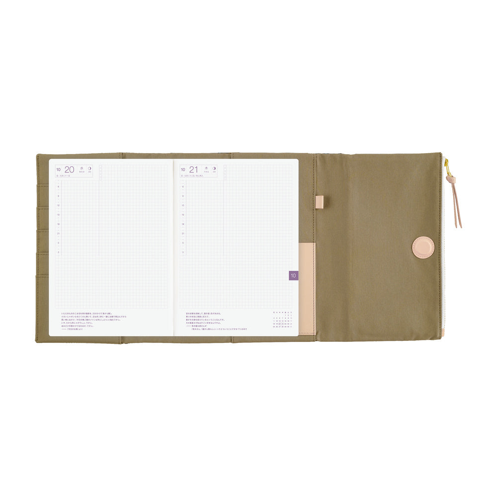 Hobonichi Original A5 Cover - Tragen: Bitter Plaid