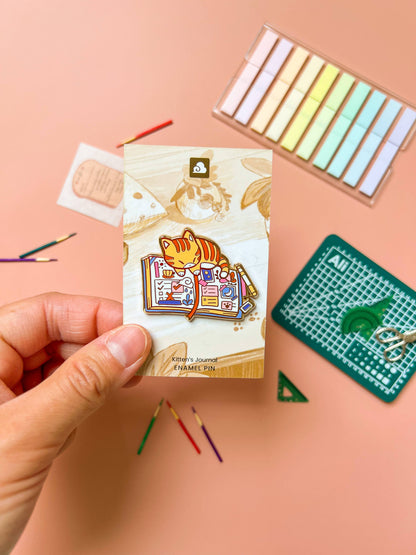 Thousand Skies - Enamel Pin - Kitten's Journal