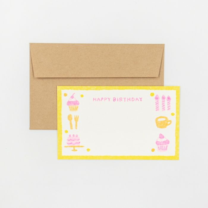 Furukawashiko Mini Card - Celebration Cake