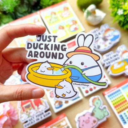 SumLilThings - Just Ducking Around Vinyl Sticker