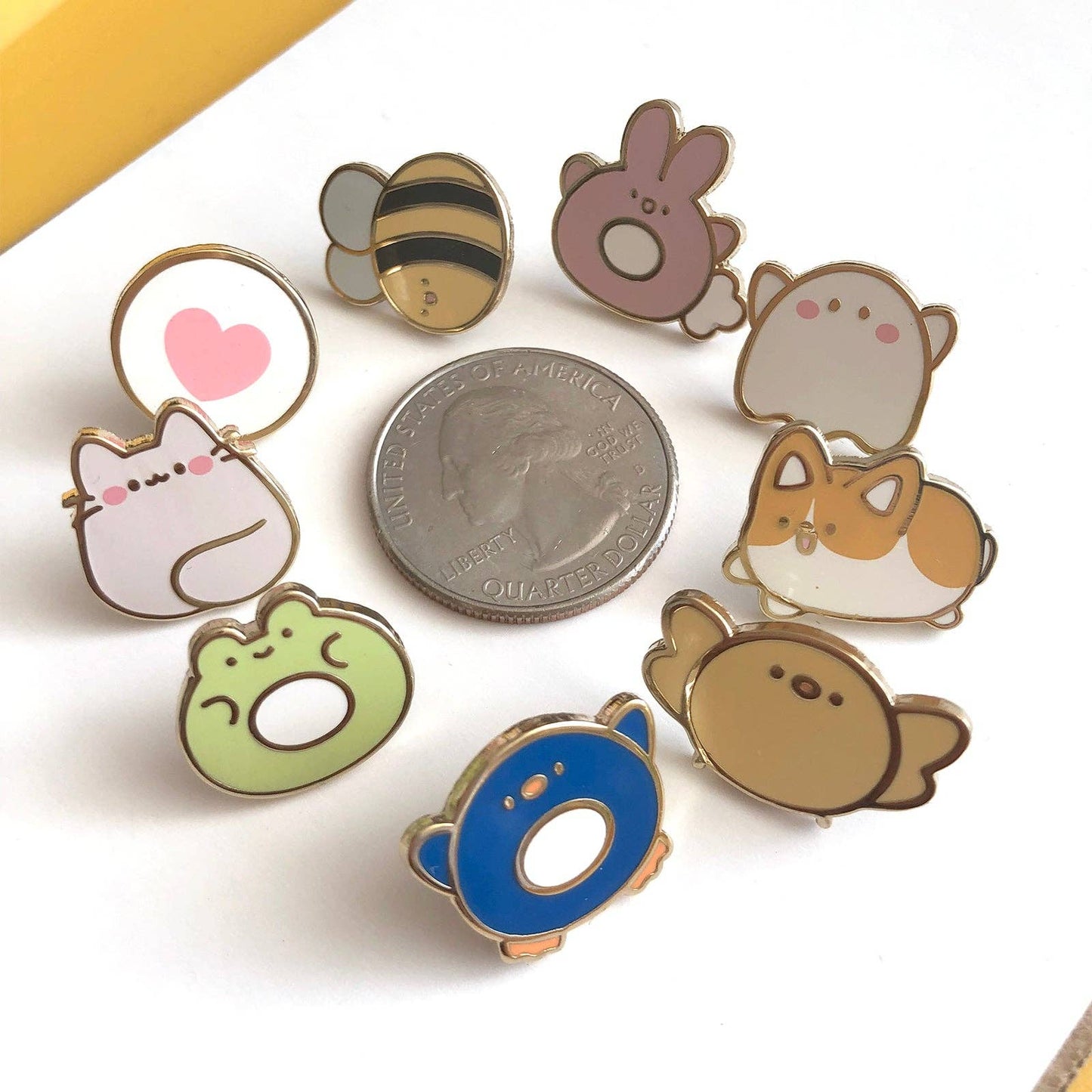 Chibird - Mini Bee Enamel Pin