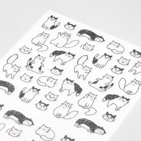 Midori Planner Sticker Sheet - Chat Cats