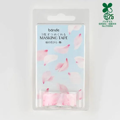 Bande Washi Tape Sticker Roll - Cherry Blossom Petals