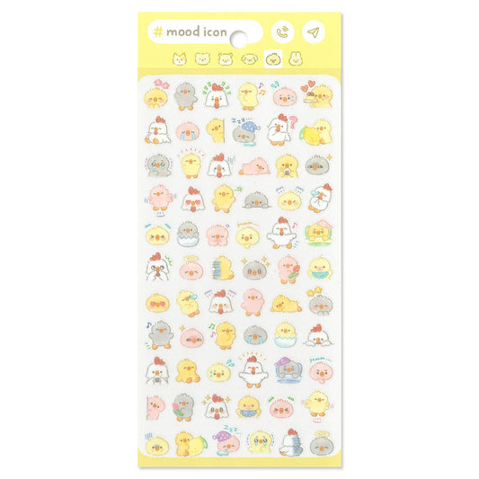Mind Wave Mood Icon Sticker Sheet - Chick