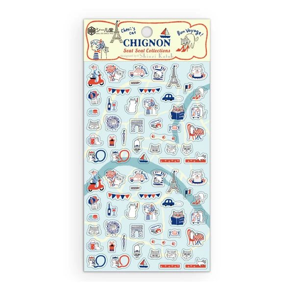 Seal Do Seat Seal Sticker Sheet - Chignon