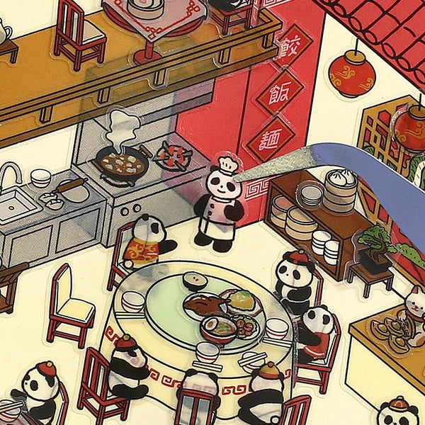 BGM Deco 2.5D Sticker Sheet - Diorama Vol. 3 - Chinese Cuisine