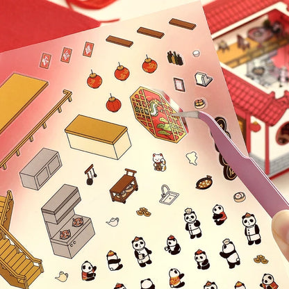 BGM Deco 2.5D Sticker Sheet - Diorama Vol. 3 - Chinese Cuisine