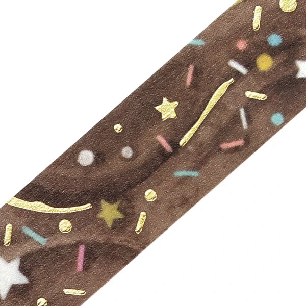 BGM Foil Washi Tape - We Love ICE Series - Chocolate Cream