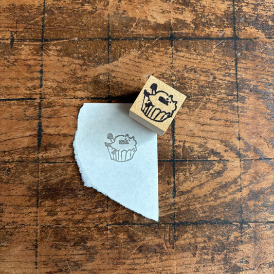 Spica Garden Wood Stamp - muu-chan Series - Chocolate Cup