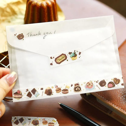 BGM Foil Washi Tape - Tokimeki Flavor Series - Chocolate