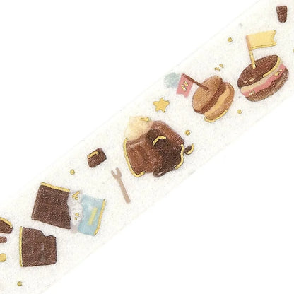 BGM Foil Washi Tape - Tokimeki Flavor Series - Chocolate