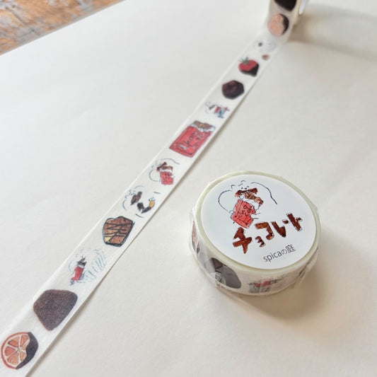 Spica Garden Washi Tape - muu-chan Series - Chocolate
