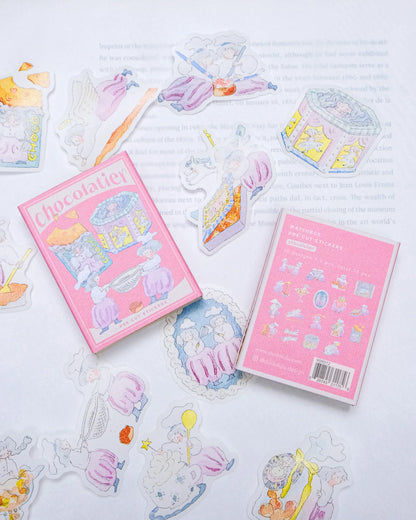 dodolulu - Washi Flake Stickers - Matchbox Series - Chocolatier