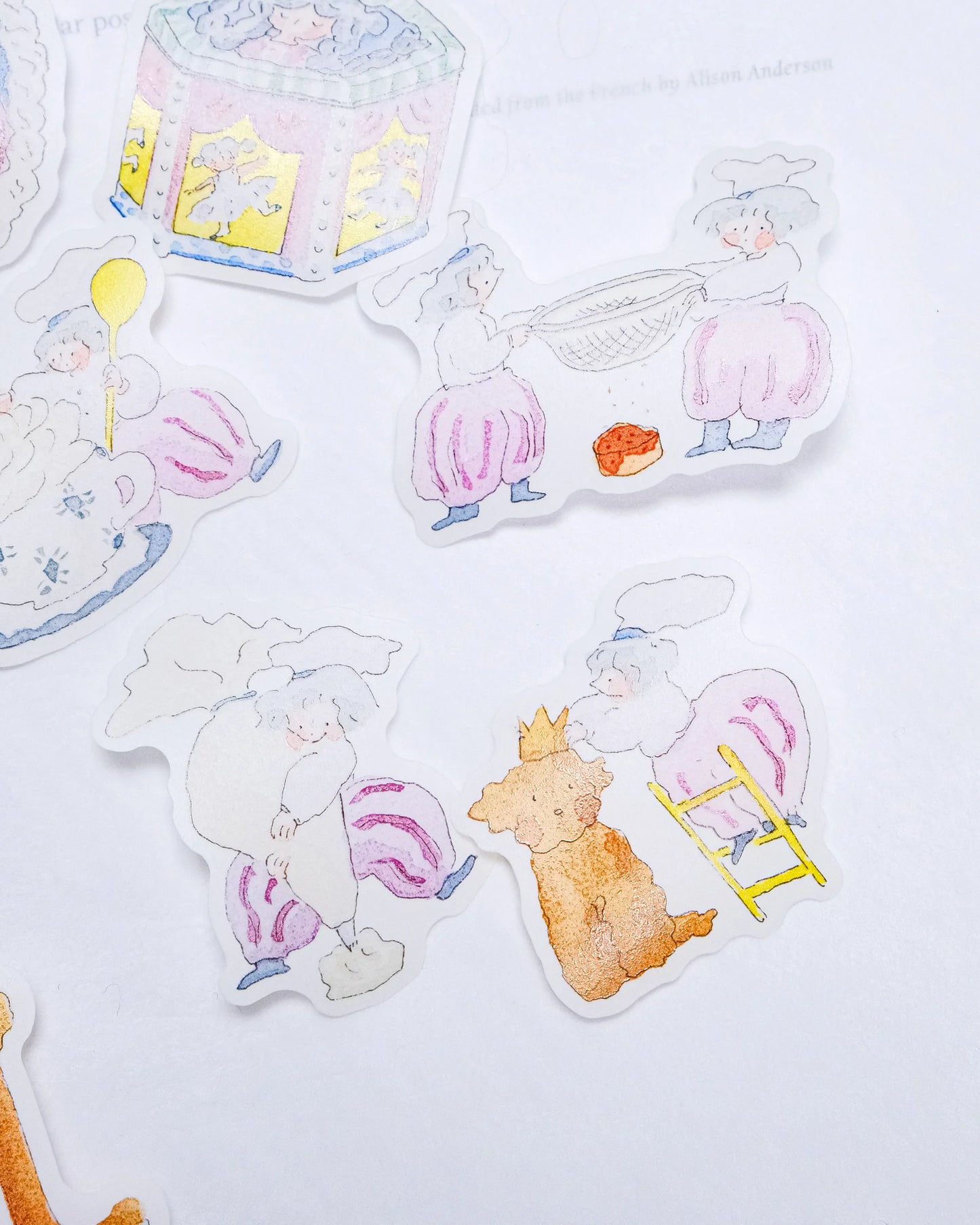 dodolulu - Washi Flake Stickers - Matchbox Series - Chocolatier