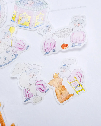 dodolulu - Washi Flake Stickers - Matchbox Series - Chocolatier