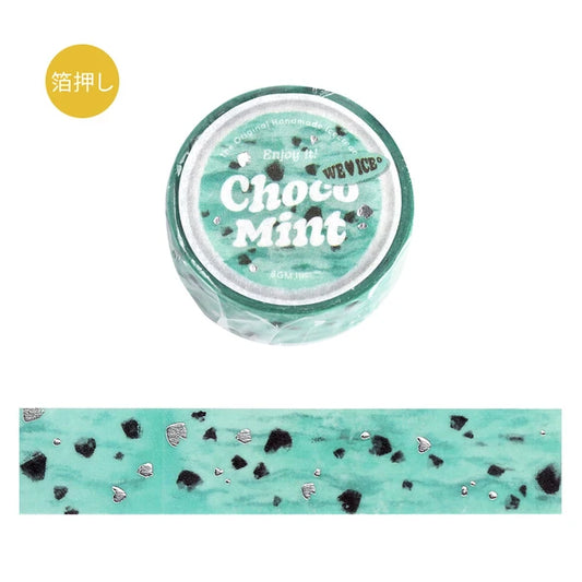 BGM Foil Washi Tape - We Love ICE Series - Choco Mint