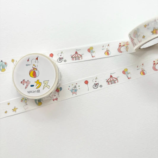Spica Garden Washi Tape - muu-chan Series - Circus