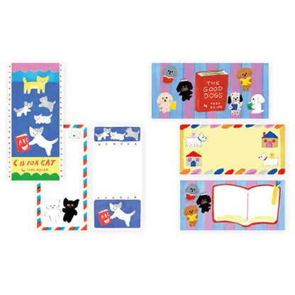 Cozyca x Tada Reiko - Ippitsusen Sticky Notes - C is for Cat, The Good Dogs