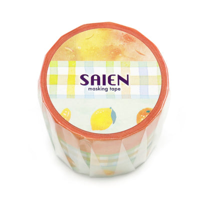 Saien Washi Tape - Set of 3 - Citrus