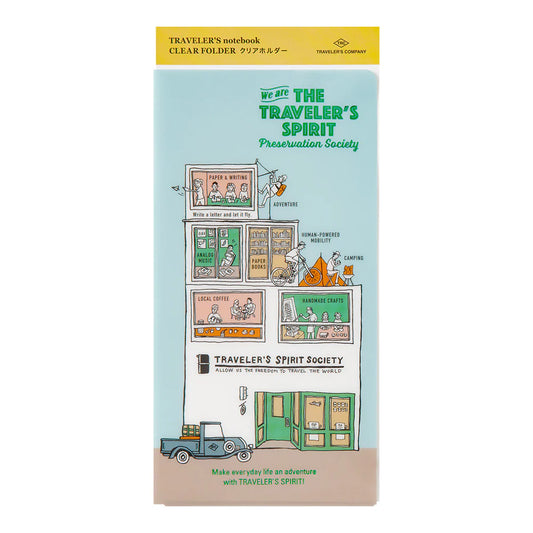 TRAVELER'S Notebook 2026 - Regular Size Clear Folder