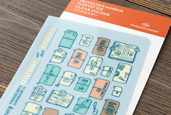 TRAVELER's Notebook 2027 - Clear Folder - Passport Size