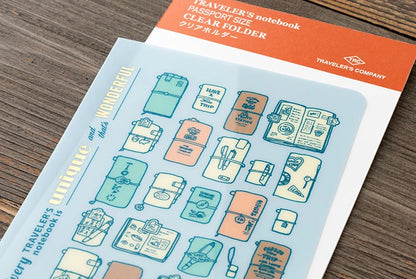 TRAVELER's Notebook 2027 - Clear Folder - Passport Size