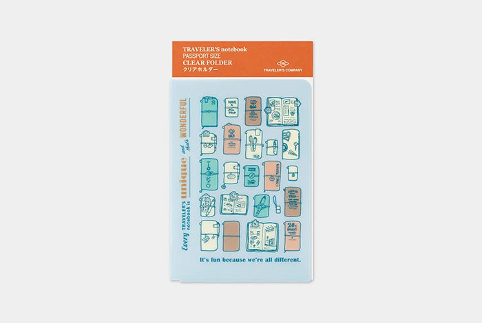 TRAVELER's Notebook 2027 - Clear Folder - Passport Size