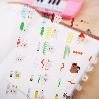 Yohand Studio Index Stickers - Dog Cloud