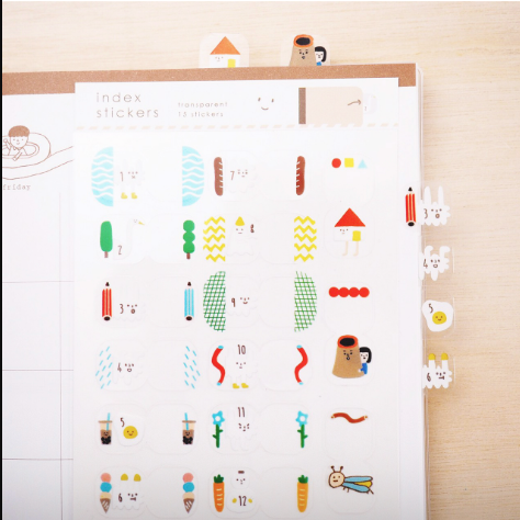 Yohand Studio Index Stickers - Dog Cloud
