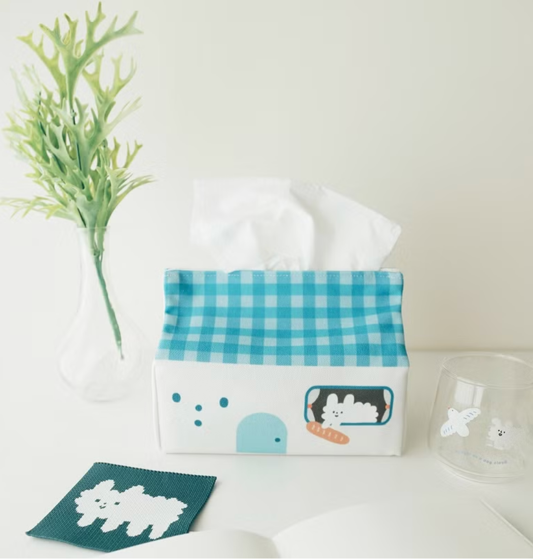 Yohand Studio Tissue Box Cover - Dog Cloud Bakery