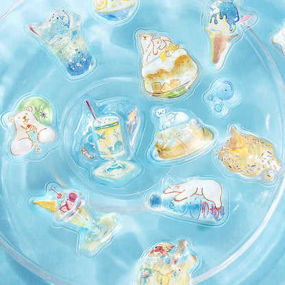BGM Kyururun 3D Sticker Sheet - 2026 Summer Limited - Coffee À La Mode