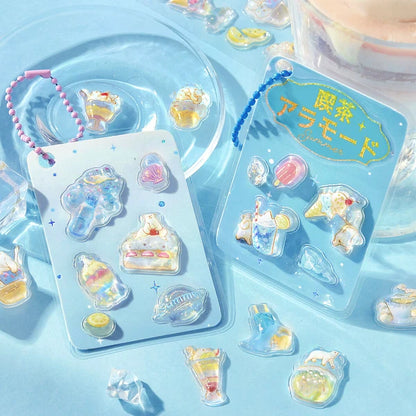 BGM Kyururun 3D Sticker Sheet - 2026 Summer Limited - Coffee À La Mode