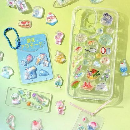 BGM Kyururun 3D Sticker Sheet - 2026 Summer Limited - Coffee À La Mode