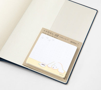 Midori Sticky Notes - Coffee and Dog