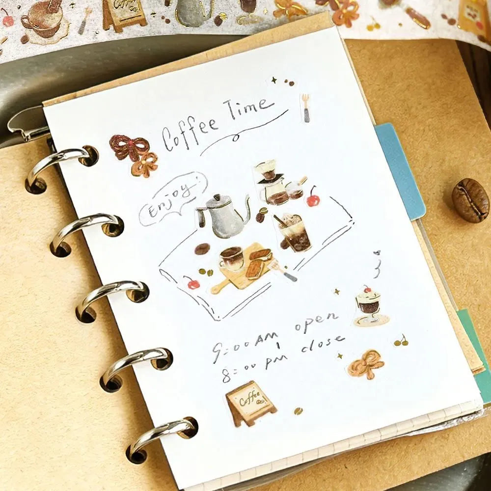 BGM Foil Washi Tape - Tokimeki Flavor Series - Coffee