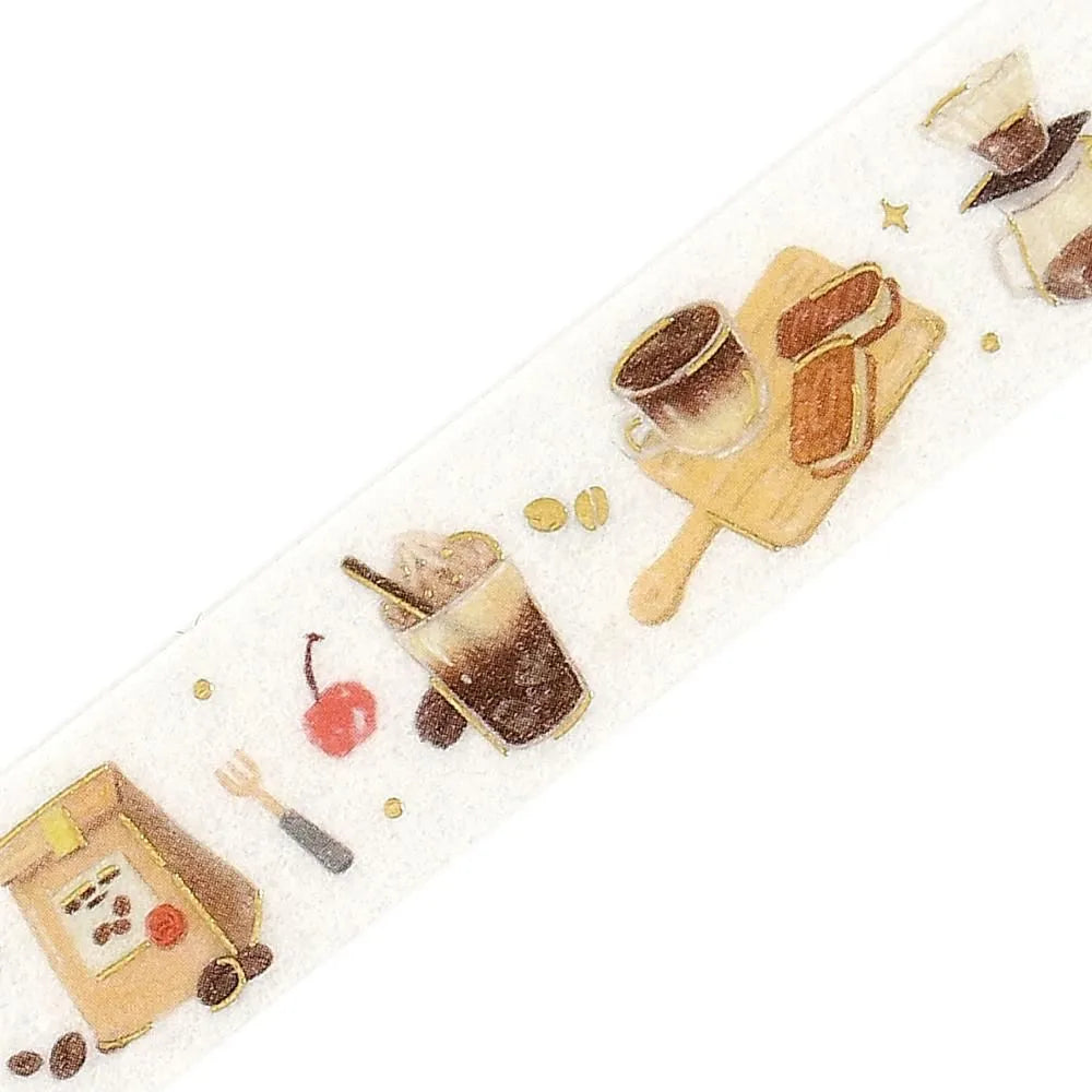 BGM Foil Washi Tape - Tokimeki Flavor Series - Coffee