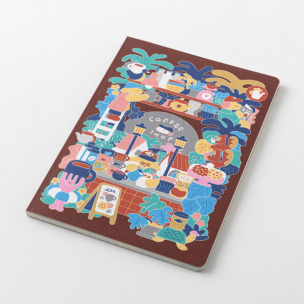 Midori Yuru Log Notebook - B6 - Coffee Shop
