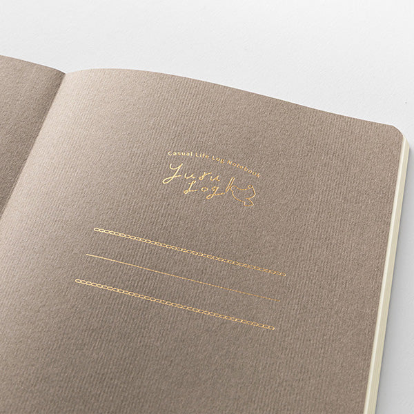 Midori Yuru Log Notebook - B6 - Coffee Shop