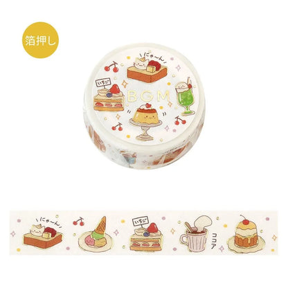 BGM Foil Washi Tape - Life Series - Coffee Time