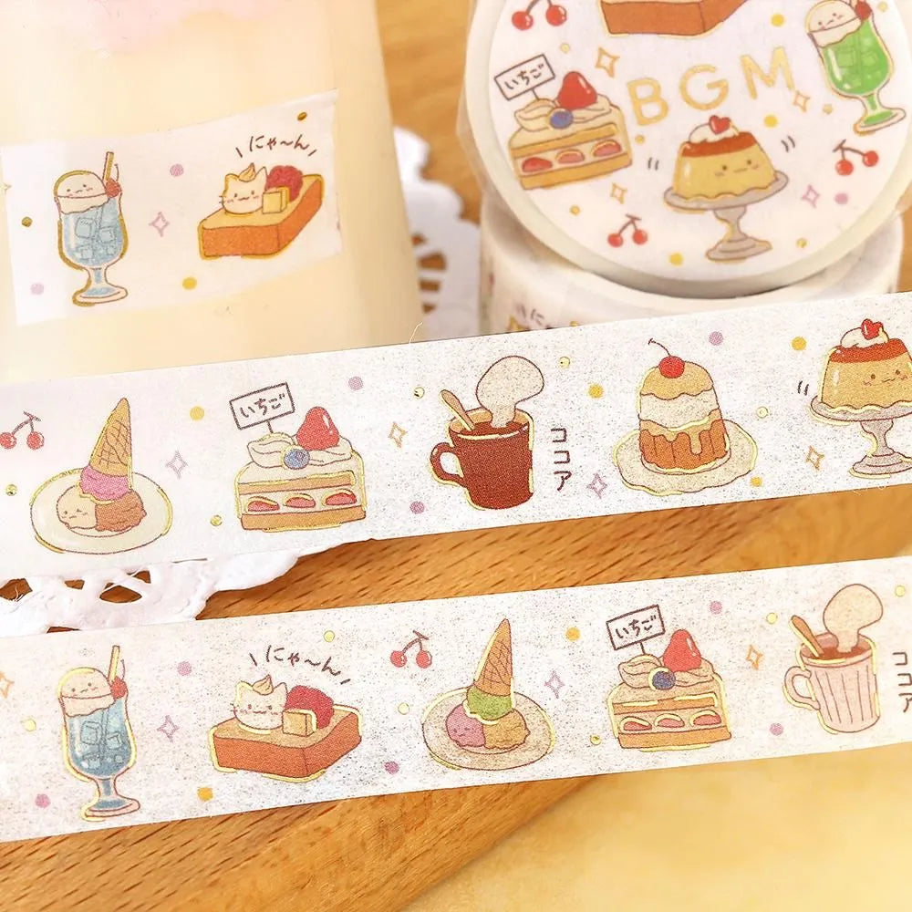 BGM Foil Washi Tape - Life Series - Coffee Time