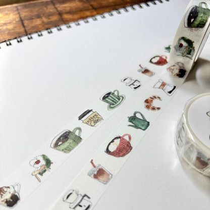 Spica Garden Washi Tape - muu-chan Series - Coffee