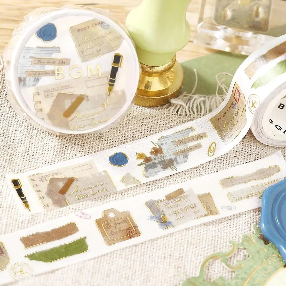 BGM Foil Washi Tape - Life Series - Collage Pieces