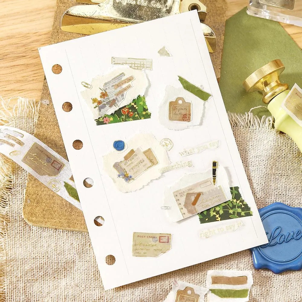 BGM Foil Washi Tape - Life Series - Collage Pieces
