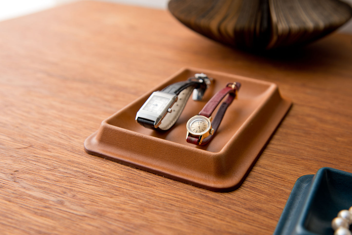 colm Leather Tray S