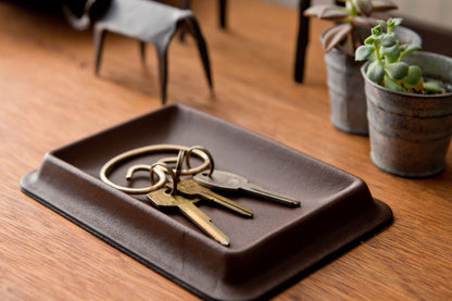 colm Leather Tray S