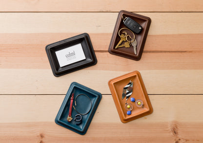 colm Leather Tray S